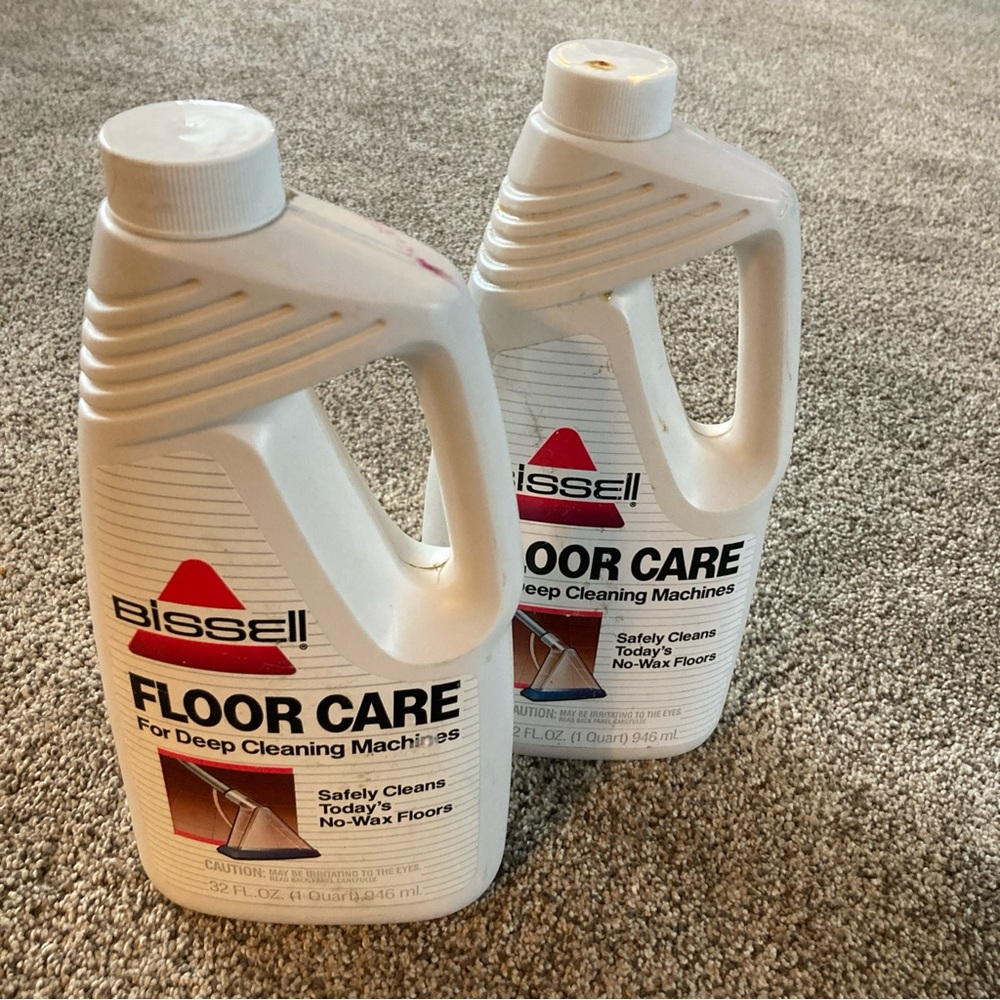 VTG 2 Bissell Floor Care 4 Deep Cleaning Machines 32oz Use Tile Marble Linoleum